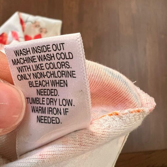 Croft & Barrow White Orange Floral V-Neck 100% Cotton Tee Shirt Women’s L - Picture 6 of 6